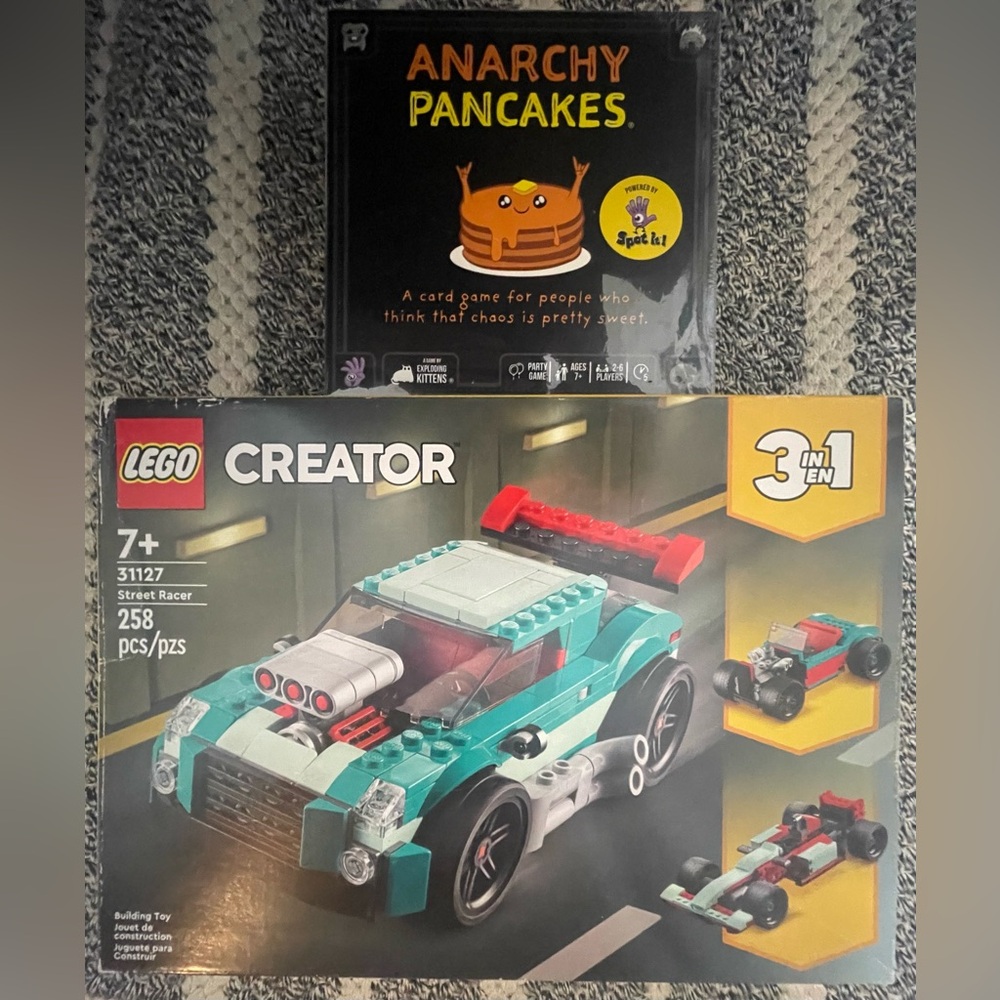 LEGO Creator 3-in-1 Turbo Racer Set - and Anarchy Pancakes (powered by Spot It)